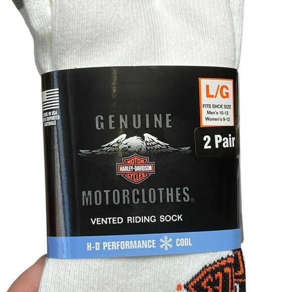 Harley-Davidson Socks, “Don’t Be A Lady Be A Legend”, 2 Pairs, Size L, NWT - Picture 4 of 5